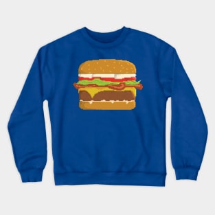 Pixel Burger Crewneck Sweatshirt